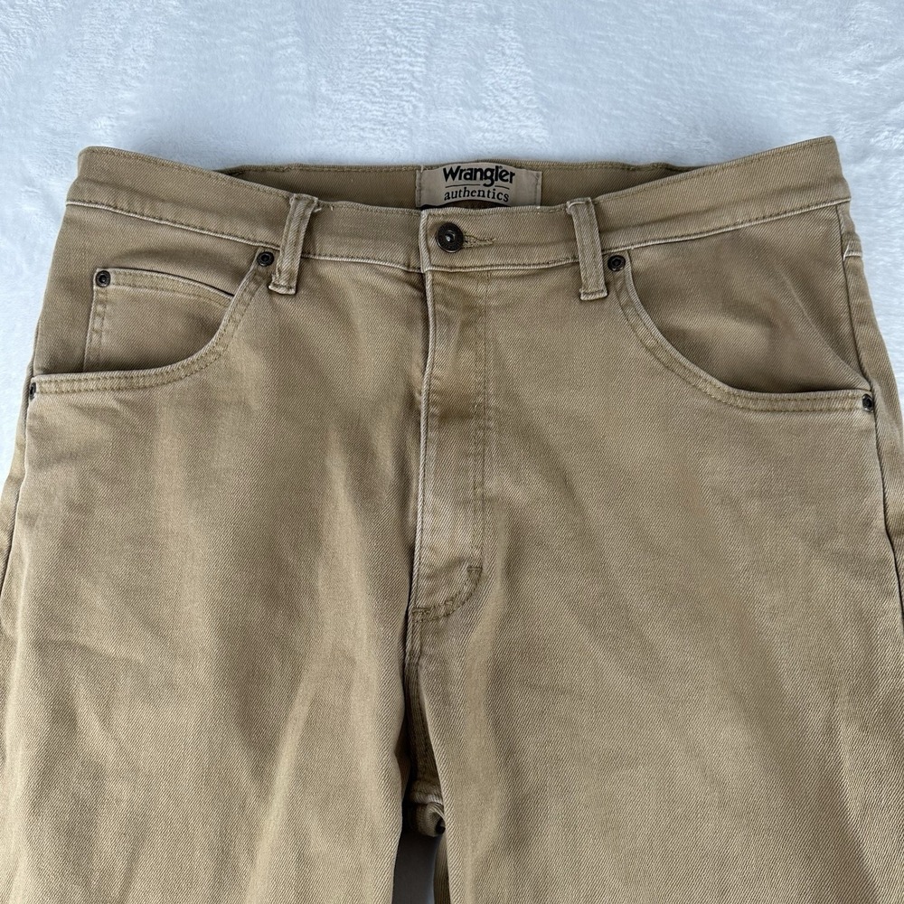 Wrangler Authentics Classic 5-Pocket Regular Fit Flex Havest Beige Pants 34x36